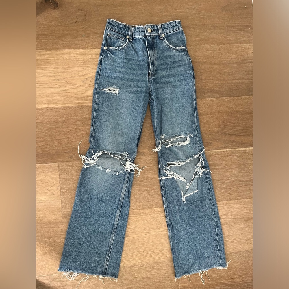 Zara wide leg jeans